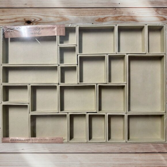 NEW - 21 Compartment - Tim Holtz Idea-ology *CONFIGURATIONS* Mixed Media Box - Picture 1 of 3